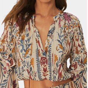 Farm Rio Romantic Lightness Blouse